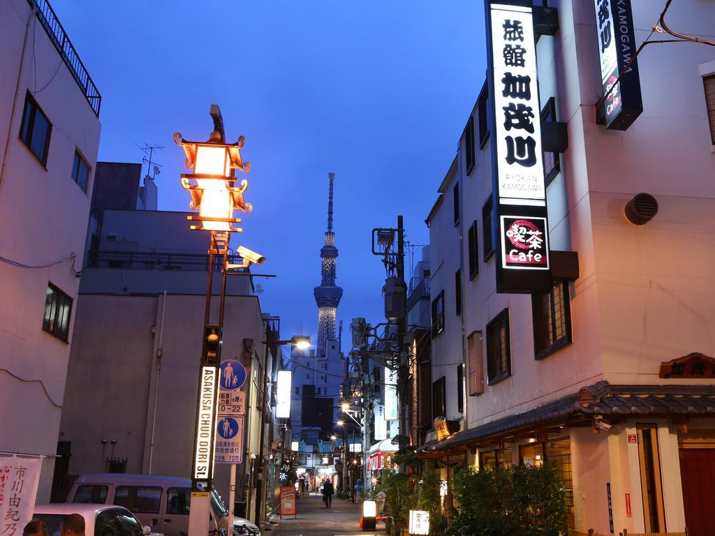 Ryokan Kamogawa Asakusa Tokyo Dış mekan fotoğraf